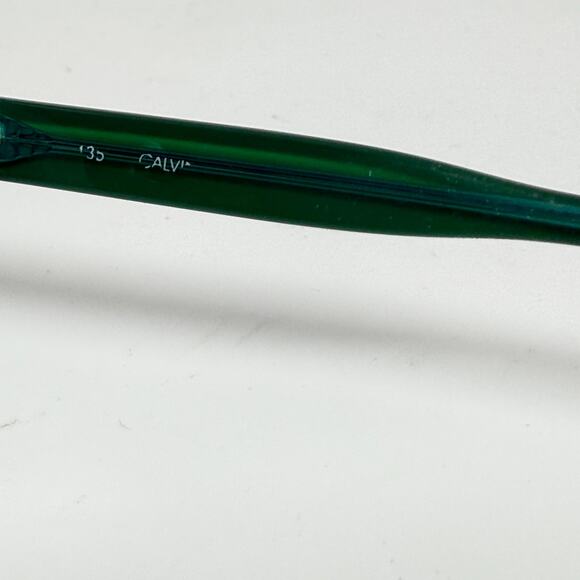 Calvin Klein 7514 411 53-17-135 Eyeglasses Frames BLack Teal Multicolor H19360 - Picture 6 of 7